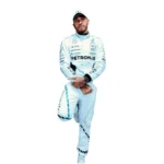 2024 Lewis Hamilton Qatar GP White F1 Race Suit