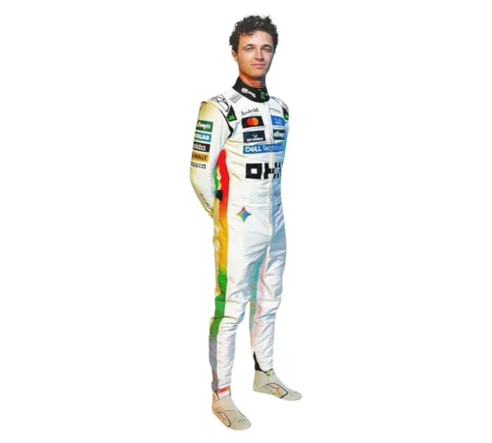 2025 Lando Norris & Oscar Piastri Google Gemini McLaren Team F1 Race Suit - Image 2