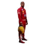 New 2025 Lewis Hamilton Scuderia Ferrari HP F1 Racing Suit